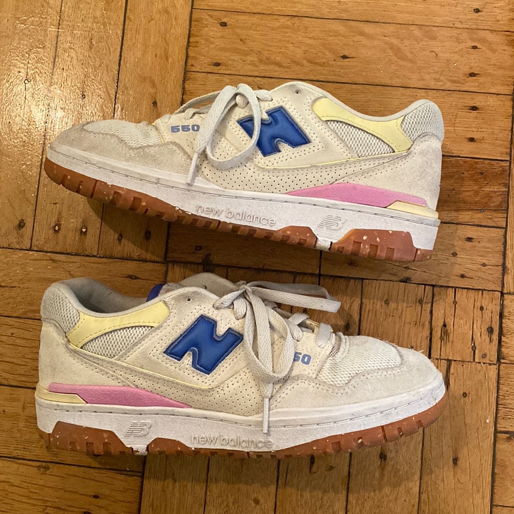 New Balance 550 Pink and Blue